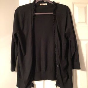 Black Button up Cardigan